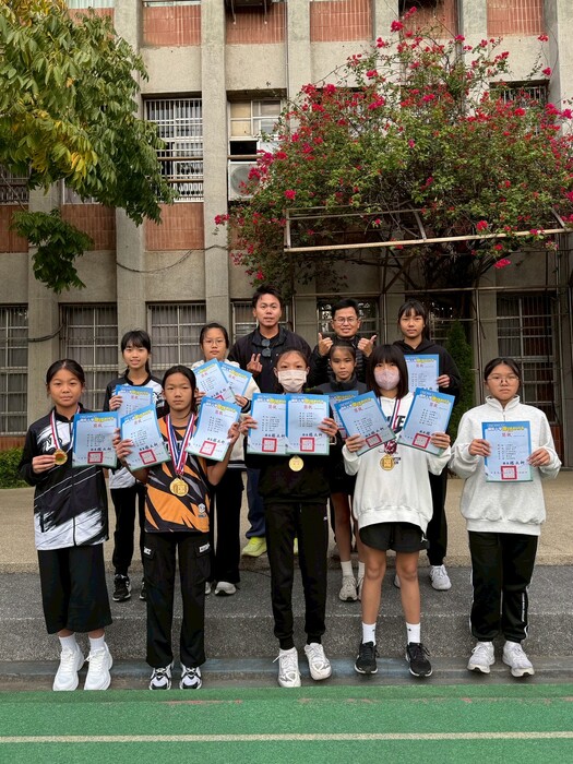 恭賀！本校學生參加新竹縣114年度田徑對抗賽成績優異圖片